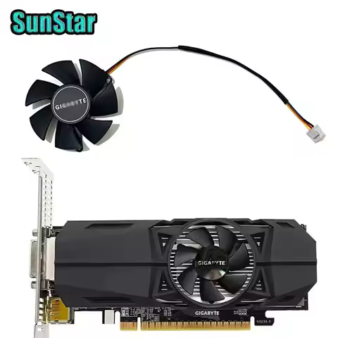 NEW 45MM FS1250-S2053A GTX1050 GTX1030 Low Profile Video Card Cooling Fan For GIGABYTE GTX 1050 1050