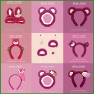 HJ4 Lotso strawberry bear hair clip hair band hair hoop HairClips Headdress Women Hair Accessories H
