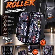 Bowling Bag - Xtech - Double Roller PREMIUM  - STRIKE PRINT - X Proshop - X Pro Shop - XPROSHOP