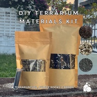 [M&M] Terrarium DIY Base Kit Terrarium Soil Peat Moss Diy Kit At Home Starter Beginner Friendly Craf