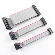 2pcs 2.54mm Pitch IDC FC Female To FD Male Connector 6/8/10/16/18/20/24/26/30/34/40/50 Pin Flat Ribb