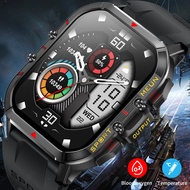 นาฬิกาสุขภาพ Ourdoor Sports Smart Watch Men Fitness Trackers 1.96 Inch Bluetooth Call Health Smartwatch Suitable for Xiaomi Huawei