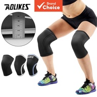 Aolikes 1Pair 7Mm Neoprene Sports Kneepads Breathable Pressurized Weightlifting Running Fitness Knee
