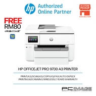 HP Office Jet Pro 9730  Wide Format A3 All In One Printer Print/Scan/Copy/Mobile Fax/Wireless Inks I
