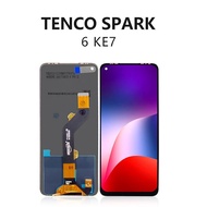 58e 6.8Inches Mobile Phones Lcd Display For Tecno Spark 6 KE7 Lcd With Touch Screen Digitizer  Odw