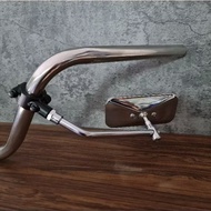 Under Handlebar Mirror With Handle (Size 22-25 Mm.)