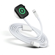 2-In-1 USB C Magnetic Compatible With Apple Watch Charger, Quick Charge Cable 3.3ft/100cm Compatible