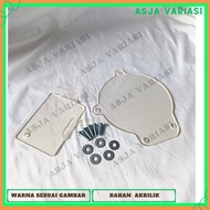 AEROX OLD ACRYLIC CVT COVER AEROX OLD CVT COVER FREE BOLT