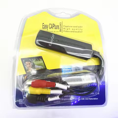 Easycap USB Video Capture Video USB Single Channel Capture Card Supports Win7 DVD Maker