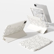 เคส iPad pro โปร่งใส แบบแยกเป็นสองส่วน ป้องกันการตกหล่น ขนาด 13 นิ้ว ไม่มีช่องใส่ปากกา Mini7 ไม่พร้อ