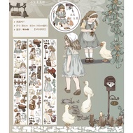 Washi Tape - Xiaobaijia : Away from the hustle and bustle 6cm x 5m, 100cm Clear PET | Girls | Pets