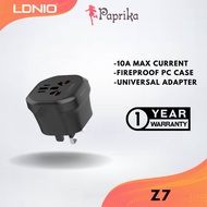 LDNIO Z7 Travel Adapter Conversion Socket Power Strip Converter Universal Adapter UK Plug 3 Pin Plug
