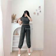 ZOEY SET • Zoey Set - Setelan Wanita Premium celana jogger  crop  top Atasan Baju
