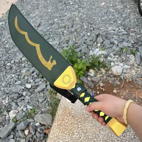 Cosplay Weapons 2D 55cm Seven Deadly Sins Meliodas Demon Knife wooden wood sword Lostvayne Party Ani