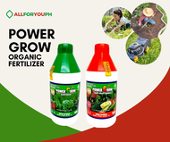 POWER GROW ORGANIC FOLIAR FERTILIZER GREEN &amp; RED LITER FOR GROWTH BOOSTER &amp; FRUIT FLOWER ENHANCER PERFECT COMBINATION FROM VEGETATIVE TO REPRODUCTIVE STAGE COMPLETE WITH MACRO &amp; MICRO NUTRIENTS &amp; HUMIC ACID AS SOIL CONDITIONER, MAGANDANG ANI NGAYONG TAON