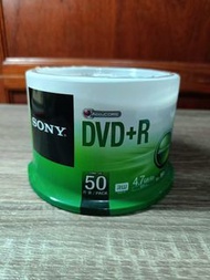 (全新) SONY DVD+R  16x 4.7GB 可燒錄光碟片 (50片布丁桶) A