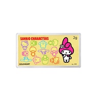 FB8 Goldheart 999 Gold Sanrio Characters 2gm Gold Bar
