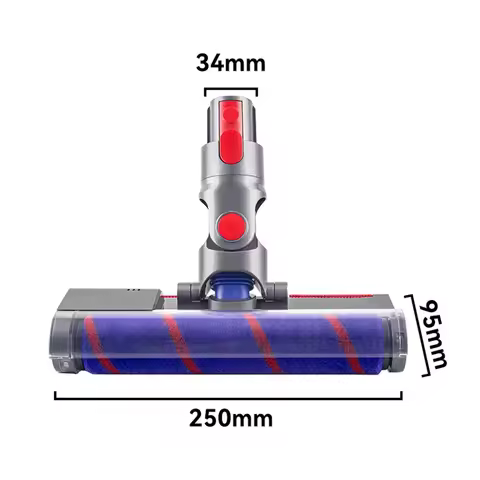 A13I Motorized Floor Brush Head Tool for Dyson V8 V7 V10 V11 Vacuum Cleaner Soft Roller Head Floor B