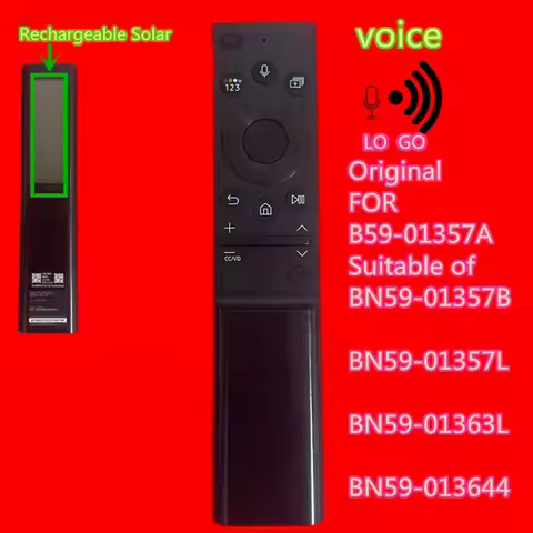 New Original BN59-01357A For Samsung Voice 2021 Smart TV Solar Cell Voice Remote Control TM2180E QN6