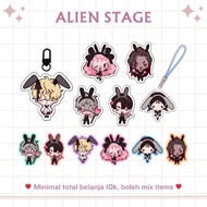 GANTUNGAN ALIEN STAGE BUNNY MAID MERCH | ALNST | ALIENSTAGE | KEYCHAIN | PHONE CHARM | GLITTERY STIC