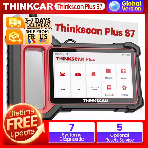 THINKCAR Thinkscan Plus S7 Obd2 Scanner Car Diagnostic Tools Automotivo Scanner Auto Diagnosis Tool 