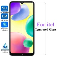 For itel Zeno 10 L6006 Color Pro City 100 Power 70 1-3Pcs HD Tempered Glass For itel P65 P55 P40 P38