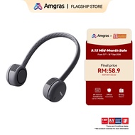 Amgras NeckFan Life2 Portable Neck Fan Outdoor Bladeless Fan 4000mAh Battery Adjustable Airflow