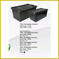 ❏ ♧ ◰ Storage box 135L & 100L capacity w/ wheels Heavy Duty️Makapal ️