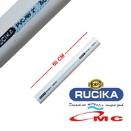 Pipa PVC Rucika AW Paralon Pralon Air 2 Inch 50 CM 1/2 Meter