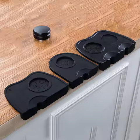 Espresso Coffee Tampers Mat Station Press Tampering Holder Corner Mat Pad Silicone Coffeeware WDT To