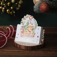 [Royallove]6pcs Christmas Greeting Cards Merry Christmas Gift Message Gift Tag Xmas Paper Blessing Cards Xmas Postcard Thanks Gift Card