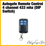 4 CHANNEL REMOTE CONTROL 433MHZ DIP SWITCH ADJUST AUTOGATE REMOTE CONTROL
