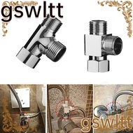 GSWLTT 1/2" Diverter Valve Hardware Durable Connect Shower Head Function Switch Bathroom Supplies 3-way Water Tap Connector