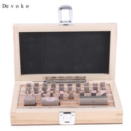 Devoko 32pcs/set Block Gauge ( Grade 2) - Inspection Blocks for for Caliper/Micrometer,