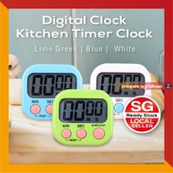 Digital Clock | Kitchen Timer Magnet Clock | Cooking Baking Timer | Timer Clock | Loud Alarm 🇸🇬SG Lo