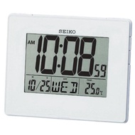 Seiko QHL057W QHL057WN Digital Large LCD Display Alarm Desktop Calendar Clock