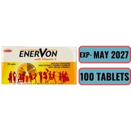 Enervon 100's with Vitamin C Multivitamins Effective for Stronger Immunity