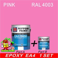 PINK RAL4003 ( 1L ) EA4 FINISH / EA 4 NIPPON PAINT PROTECTIVE COATING / HIGH PERFORMANCE / HEAVY DUT