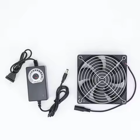 120x25mm DC 12V cooling fan 12cm with 110V 220V AC Speed Controller 3V to 12V for Receiver Xbox DVR 
