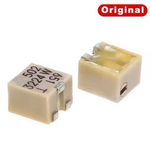 10pcs 3224W 100Ω 200R 500R 1K 2K 5K 10K 20K 50K 100K 200K 500K1M Ohm SMD Adjustable Resistor Precisi