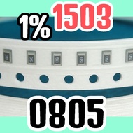 10pcs Chip resistor smd 1503 154 1% size 2012 0805 150K ohm 150Kohm 150 Kohm