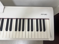Roland fp30 white with wooden stand 3 pedal