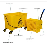 DELUXE MOP WRINGER BUCKET WITH WHEEL
