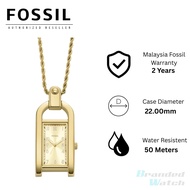 [Official Warranty] Fossil ES5373 Women's Stainless Steel Watch 22mm Water Resistant Watch Jam Ranta