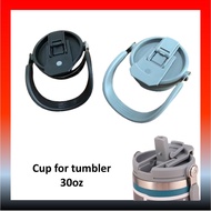 Replacement Lid 2 in 1 Cover with Holder for 20oz & 30oz Penutup Tumbler Universal Cups Cap Bottle C