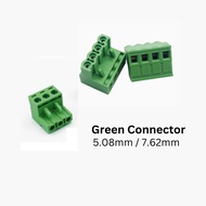 Mini Green Connector 5.08mm 7.62mm Solder-Free Terminal Block