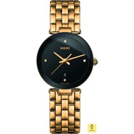 RADO Watch R48871714 / Florence Quartz / Women's / Date / 28mm / Sapphire Crystal / SS Bracelet / Black Gold