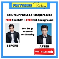 Passport Size Photo Printing / Ukuran Passport / ID Photo Printing Service / Cuci Gambar Saiz Passport