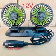 Cheap 360 Degree Rotating Double Fan, Strong Wind for Cars, Trucks, 12v, 24v Fans - USB