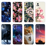 VIVO V20 V2025 V2024 Flower Pattern Casing V20 SE V2022 Soft Silicone TPU Phone Casing